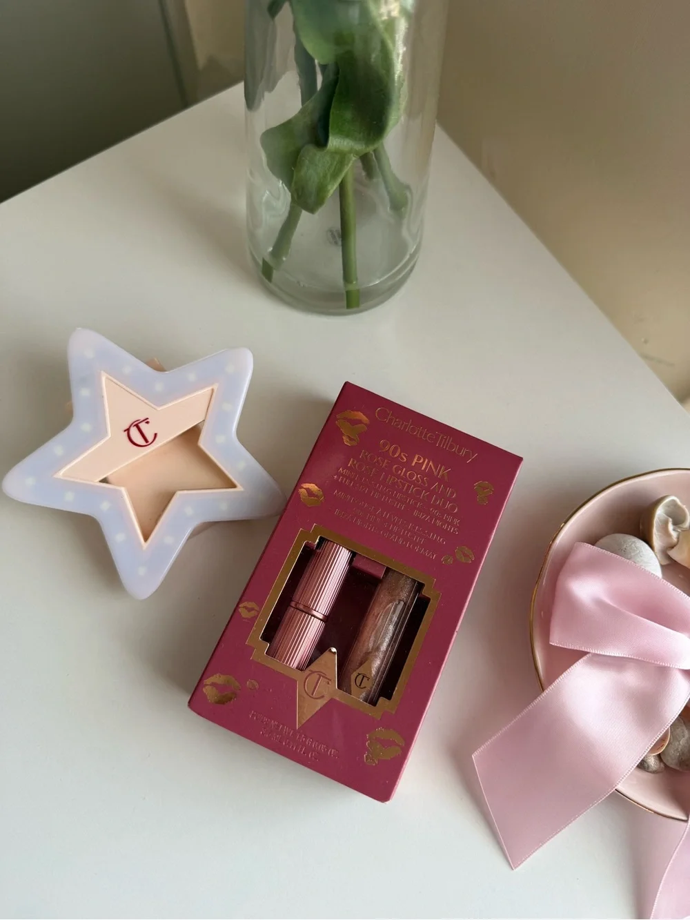 Charlotte Tilbury lipstick and gloss set